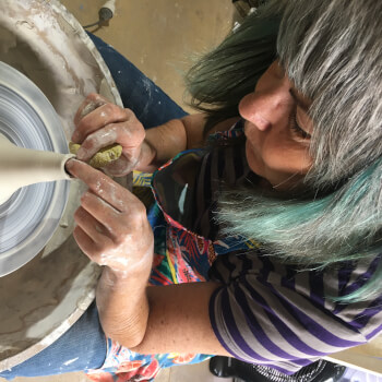 Heartworks Creative Workshops, pottery teacher
